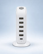 Stazione di Ricarica Wireless Smart con Microspia Audio Wi-Fi ad Uso Investigativo