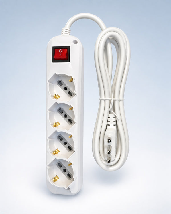 Microspia Audio Professionale Wi-Fi – Ciabatta Multipresa, Uso Investigativo