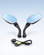 Registratore Audio Video in Specchietto per Moto