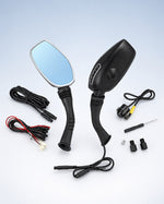 Registratore Audio Video in Specchietto per Moto
