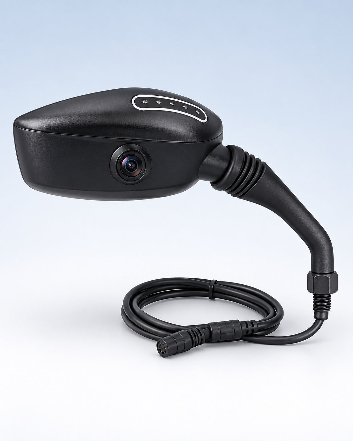 Registratore Audio Video in Specchietto per Moto